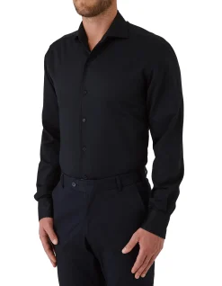 Long Sleeve Diamond Dobby Shirt