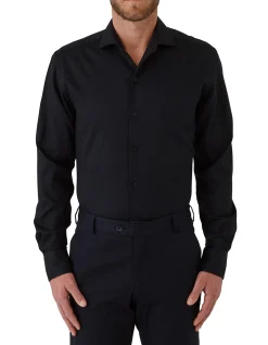 Long Sleeve Diamond Dobby Shirt