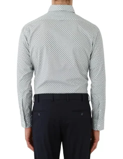 Long Sleeve Floral Geo Shirt
