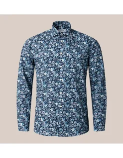Long Sleeve Floral Signature Twill Shirt