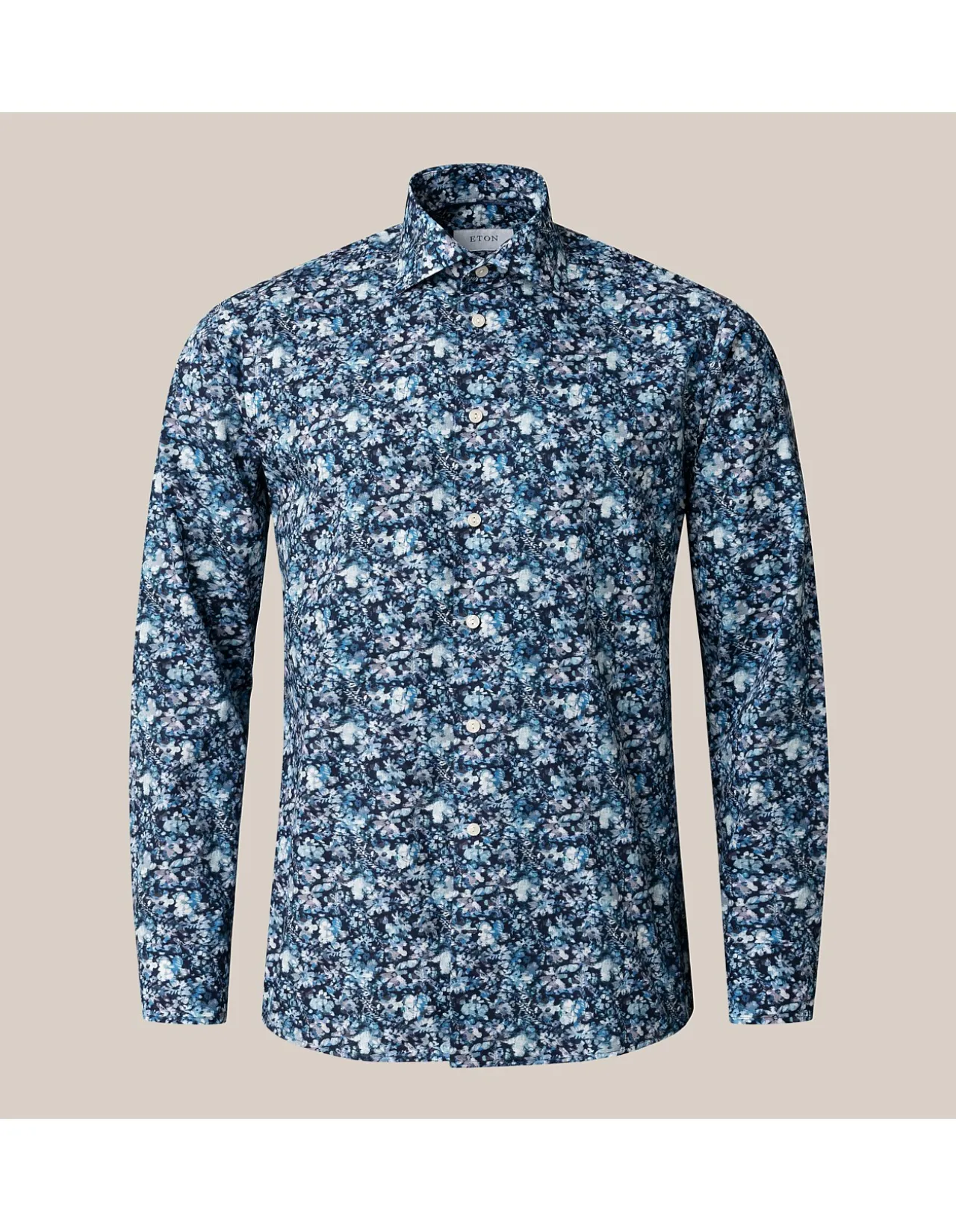 Long Sleeve Floral Signature Twill Shirt