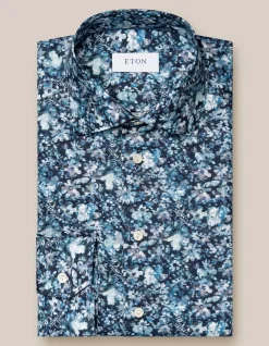 Long Sleeve Floral Signature Twill Shirt