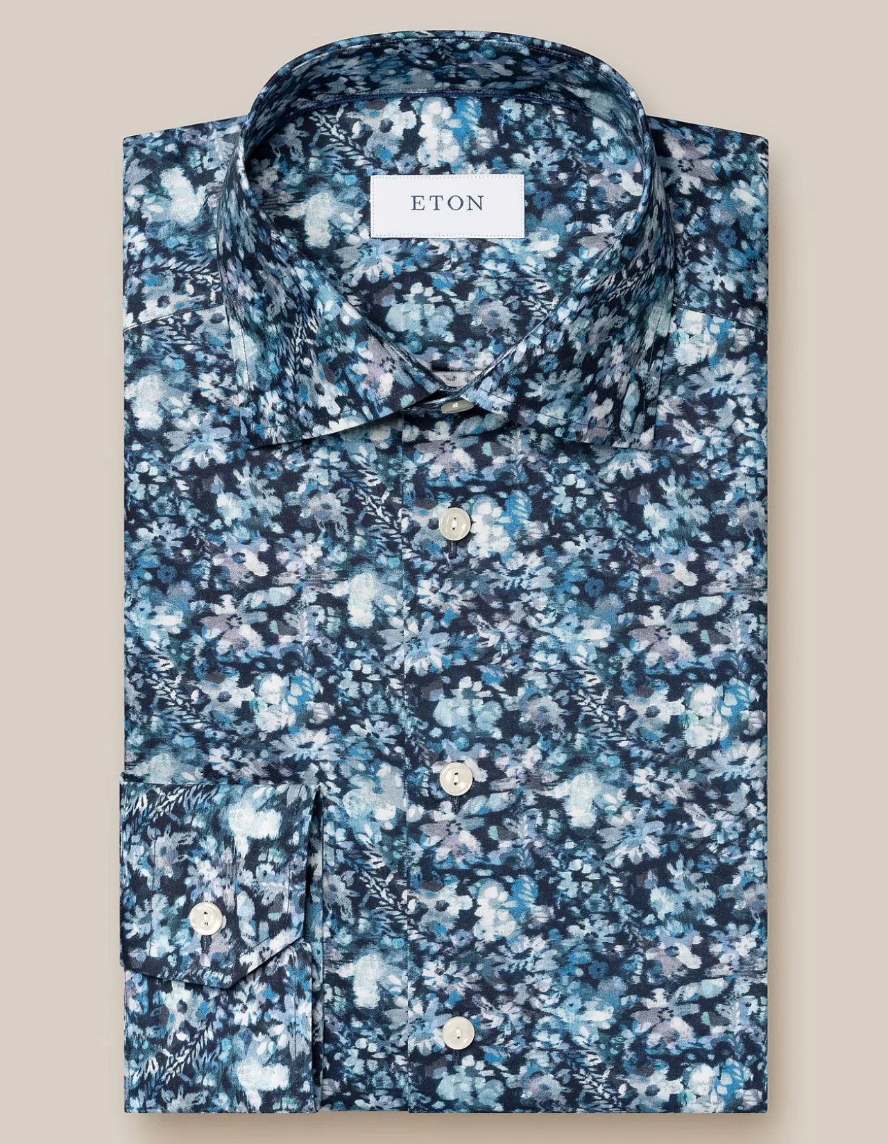Long Sleeve Floral Signature Twill Shirt