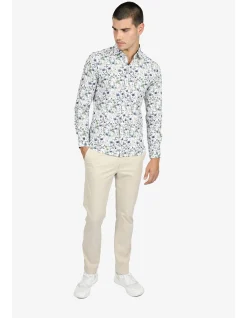 Long Sleeve FLORIANA Peached Cotton Shirt
