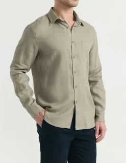 LONG SLEEVE LINEN SHIRT