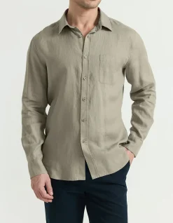 LONG SLEEVE LINEN SHIRT