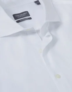 Long Sleeve NEVER Tuck Single Colour Tencel Blend Oxford Shirt