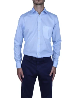 Long Sleeve Non Iron Modern Fit Point Collar Shirt