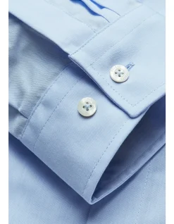 Long Sleeve Non Iron Modern Fit Point Collar Shirt