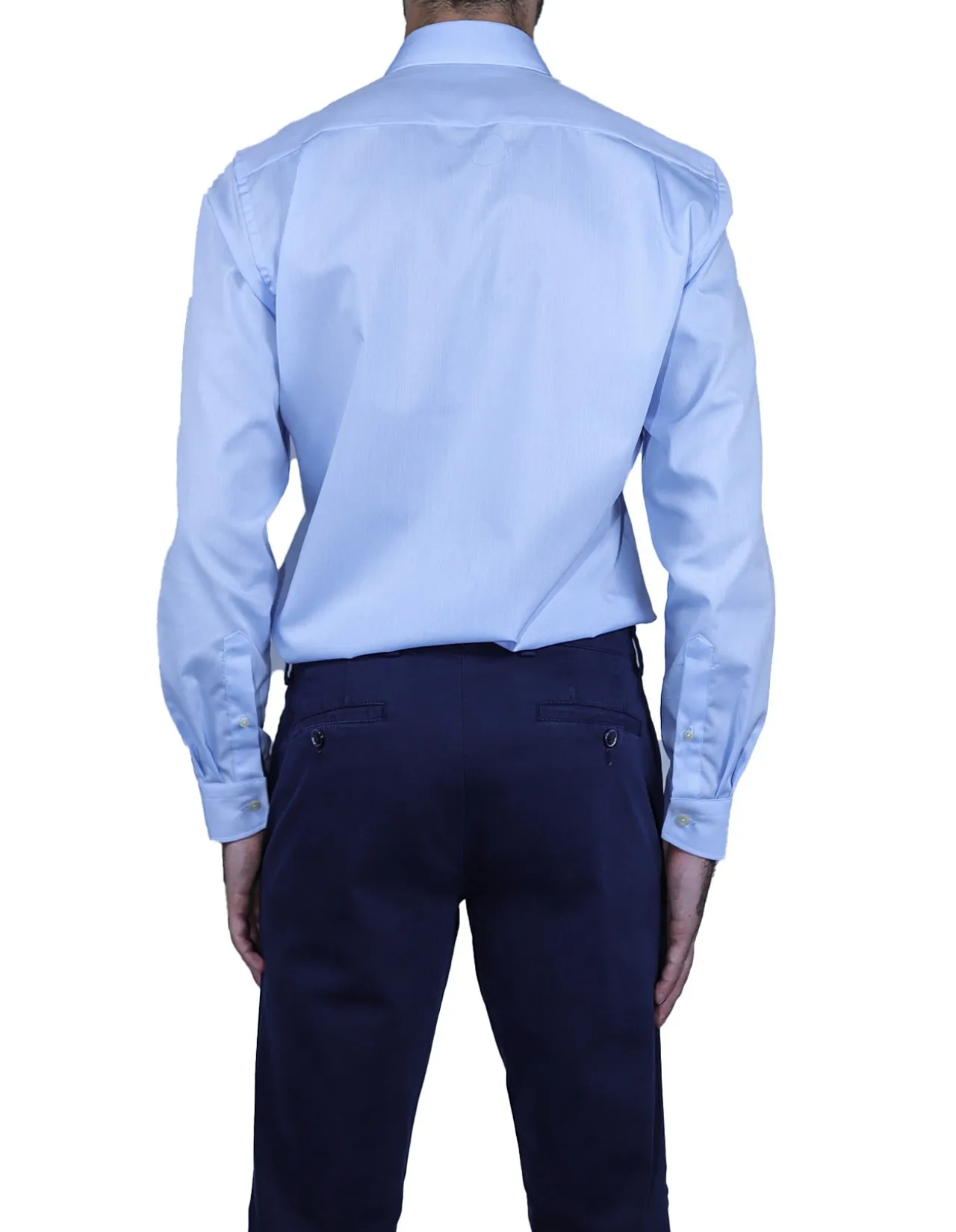 Long Sleeve Non Iron Modern Fit Point Collar Shirt