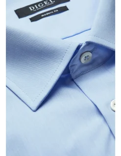Long Sleeve Non Iron Modern Fit Point Collar Shirt
