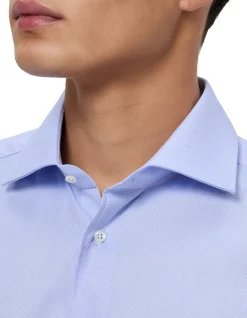LONG SLEEVE ROYAL OXFORD PEAK COLLAR SHIRT