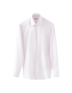LONG SLEEVE SEMI SOLID SIGNATURE TWILL SLIM FIT SHIRT