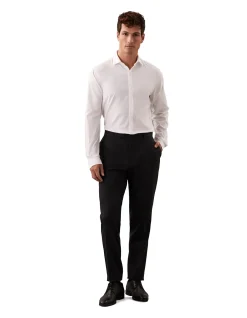 LONG SLEEVE SLIM FIT SOFT COMFORT STRETCH SHIRT