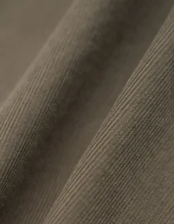 LONG SLEEVE SLIM FIT WESTERN CORDUROY COTTON SHIRT