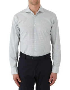Long Sleeve TRIANGLE Geo Print Shirt