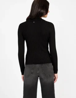Long Sleeve Vn Rib Miranda Sweater