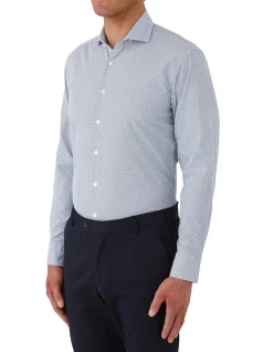 Long Sleeve Winton Print Shirt