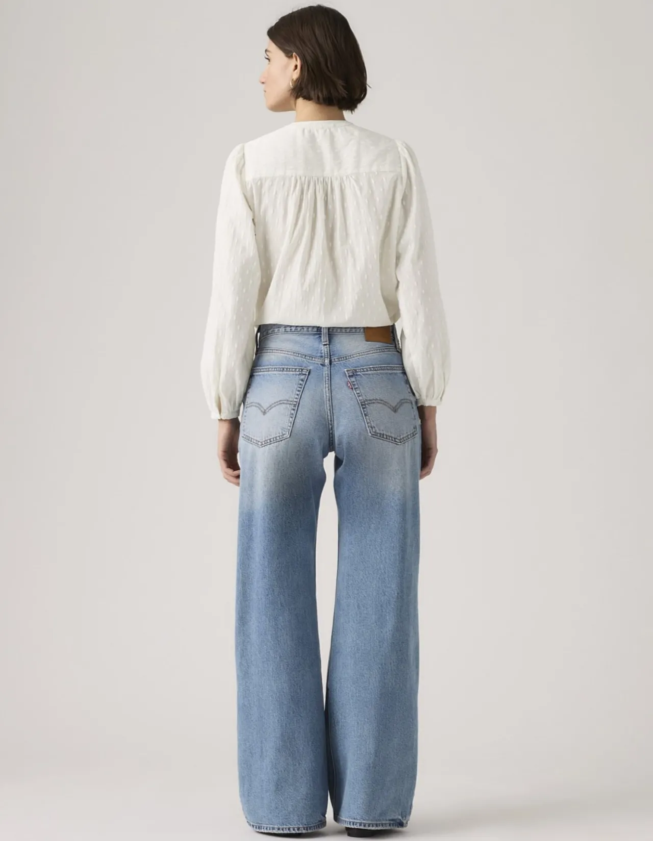 Loose Boot Mid Rise Non Stretch Bootcut Jeans