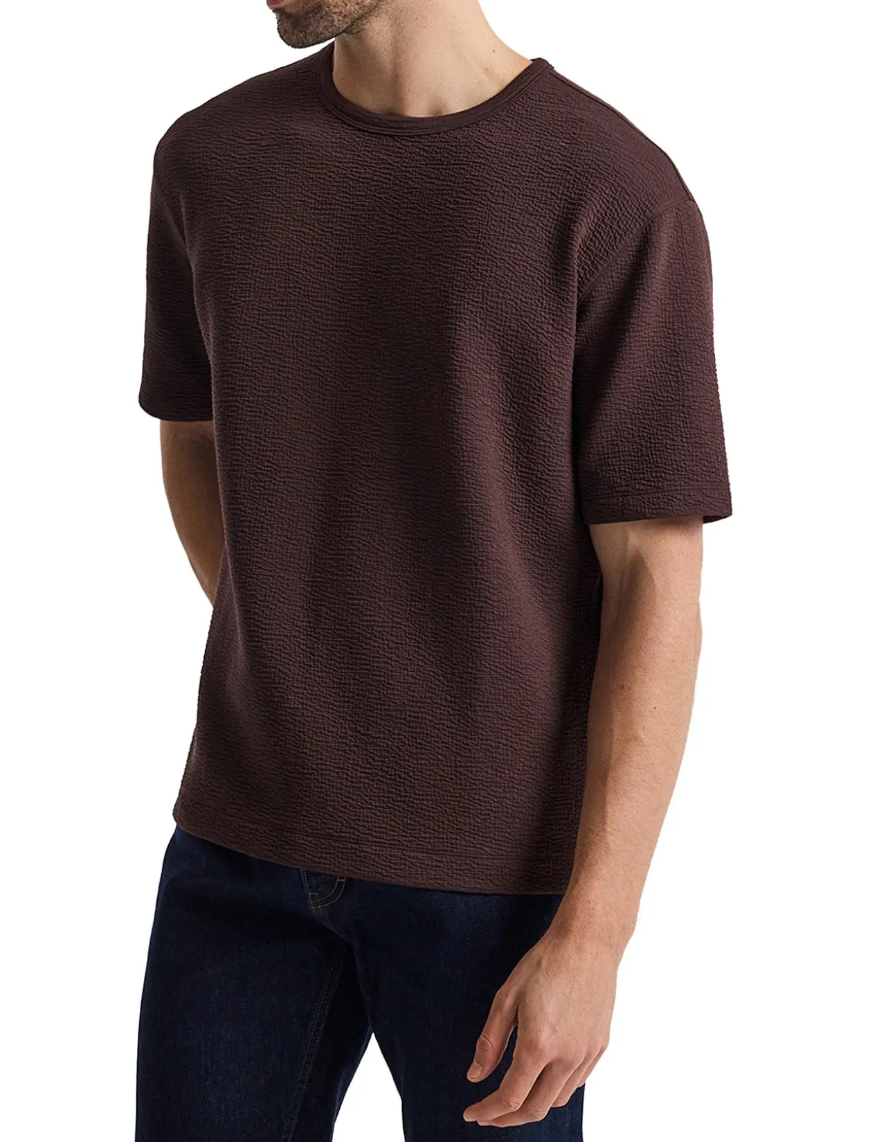 LOOSE FIT CRINKLE T-SHIRT