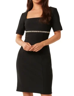 LORI EMBELLISHED BODYCON DRESS