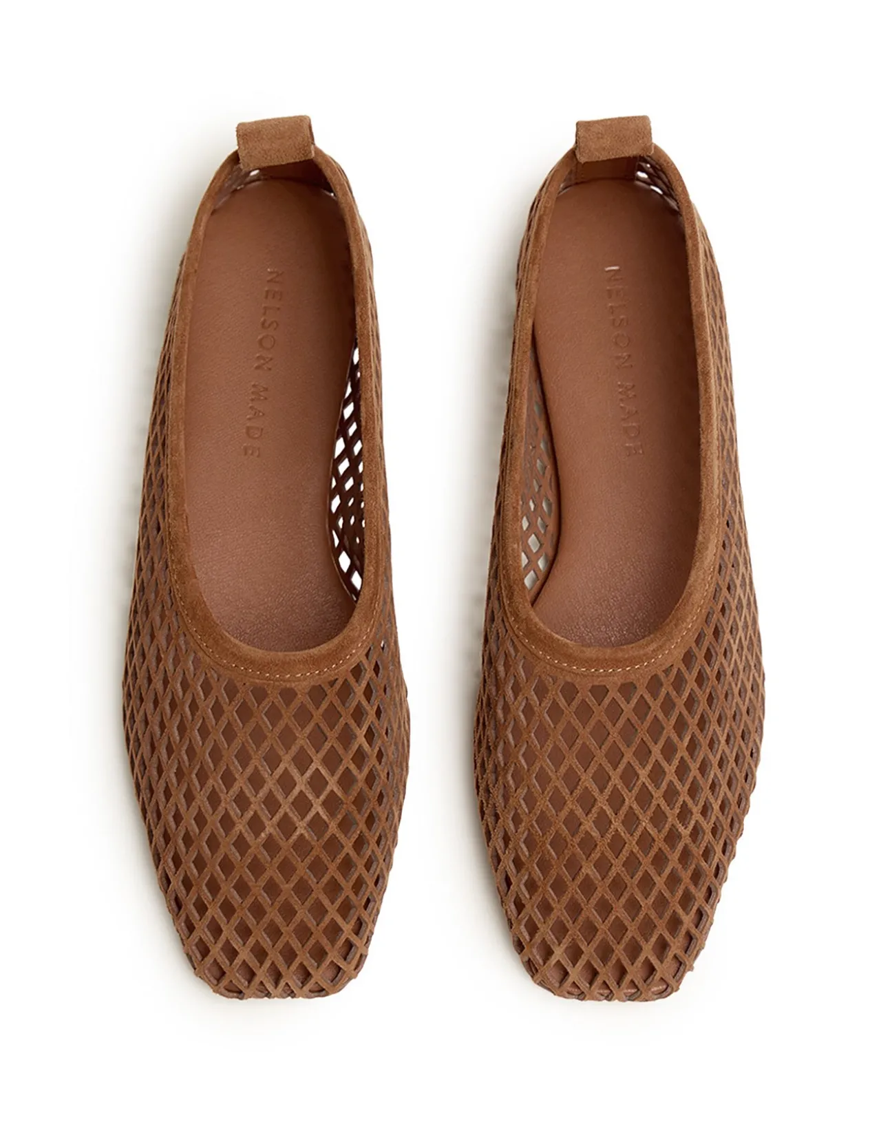 Lou Perforated Leather High Topline Flat