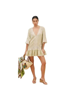 LOUIE EMBROIDERED MINI DRESS