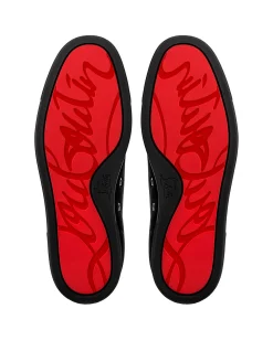 LOUIS JUNIOR SPIKES VEAU VELOURS BLACK