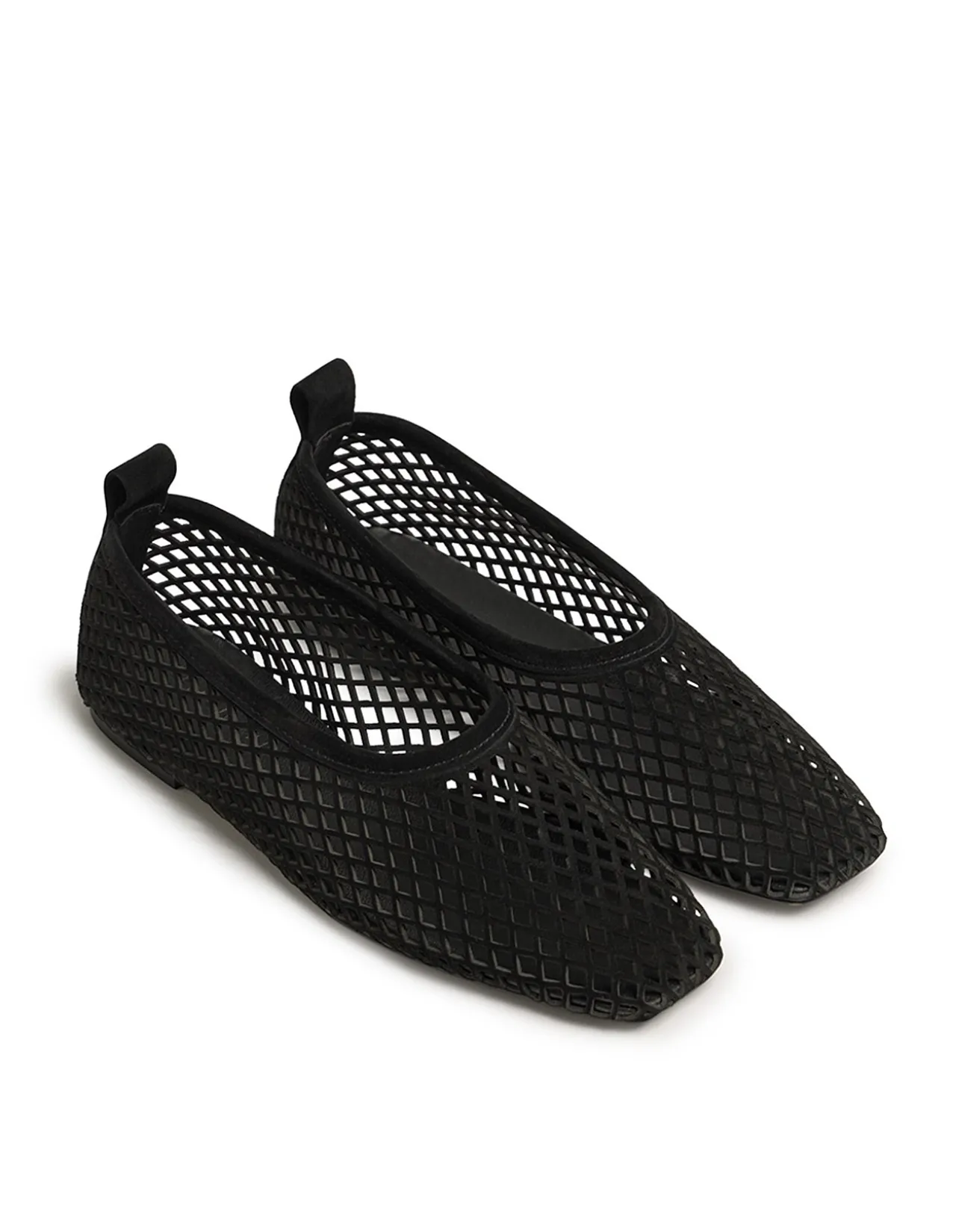 Lou Perforated Leather High Topline Flat