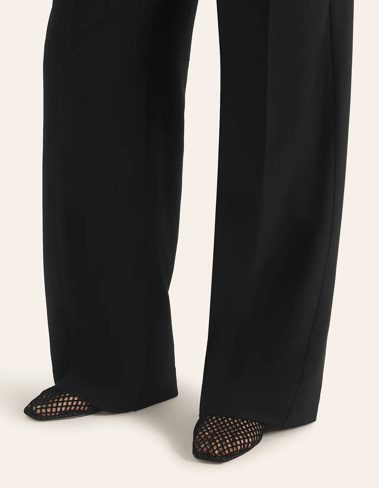 Lou Perforated Leather High Topline Flat