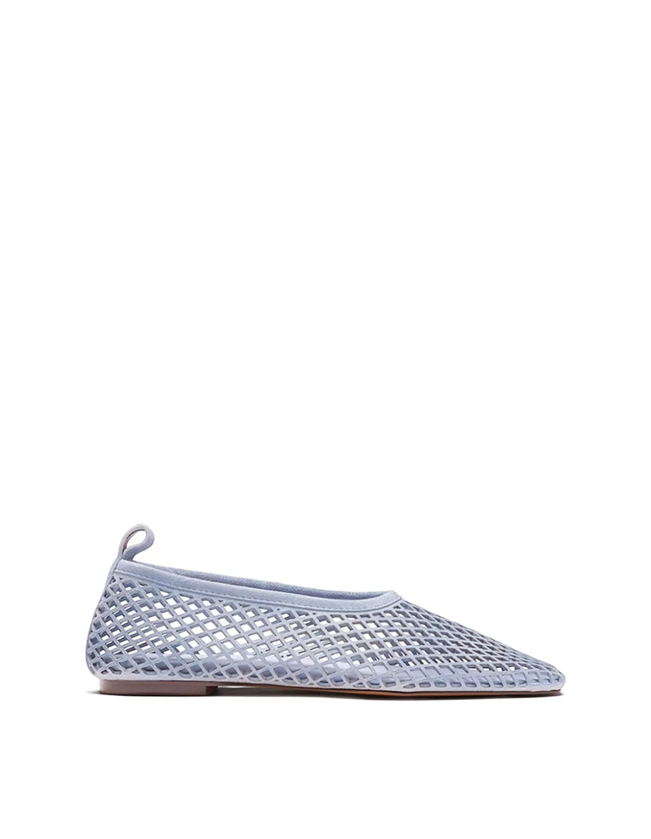 Lou Perforated Leather High Topline Flat