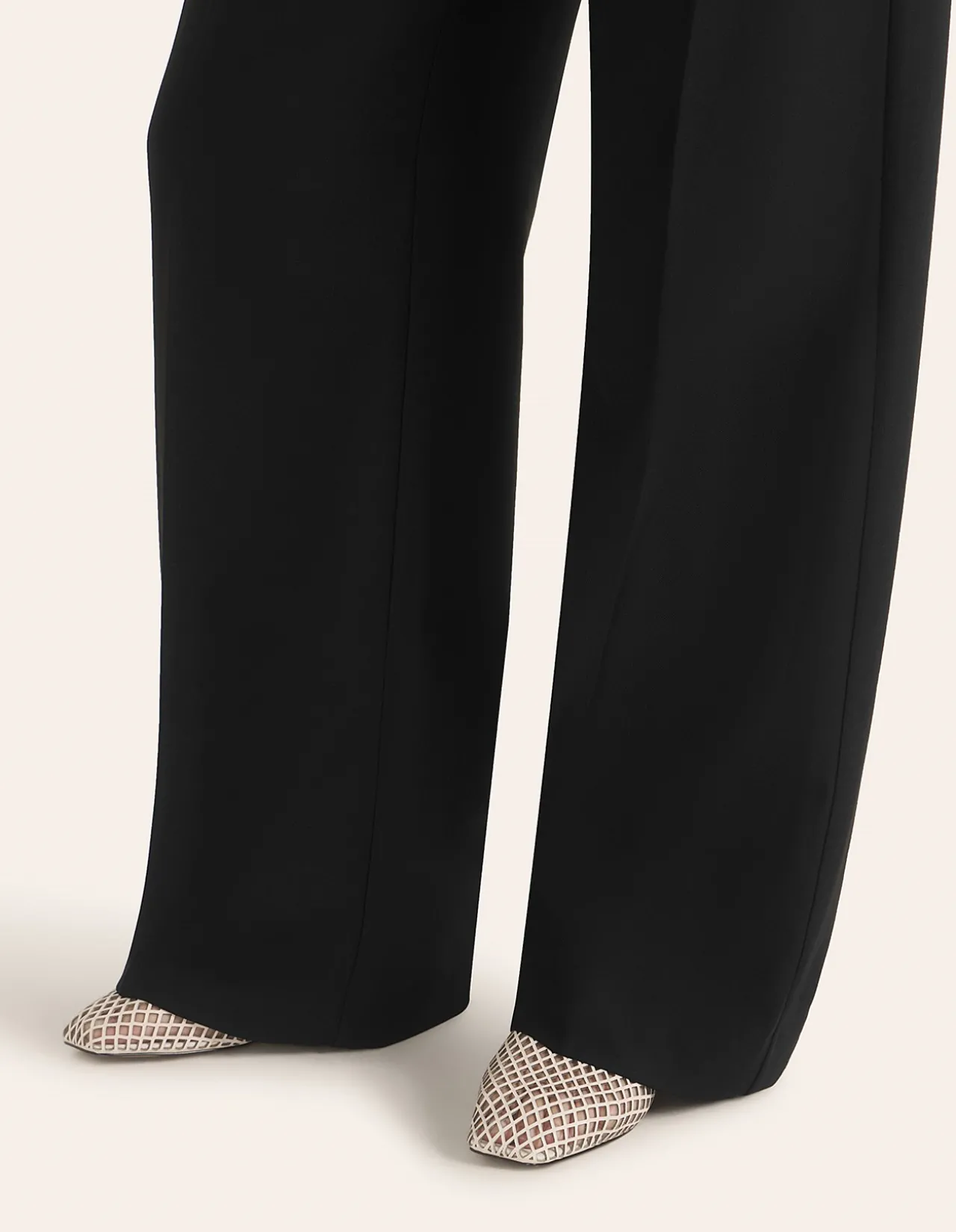 Lou Perforated Leather High Topline Flat