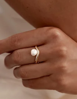 Love With Grace Lab-Grown Diamond Pearl Ring