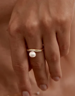 Love With Grace Lab-Grown Diamond Pearl Ring