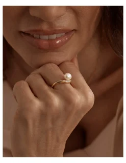 Love With Grace Lab-Grown Diamond Pearl Ring