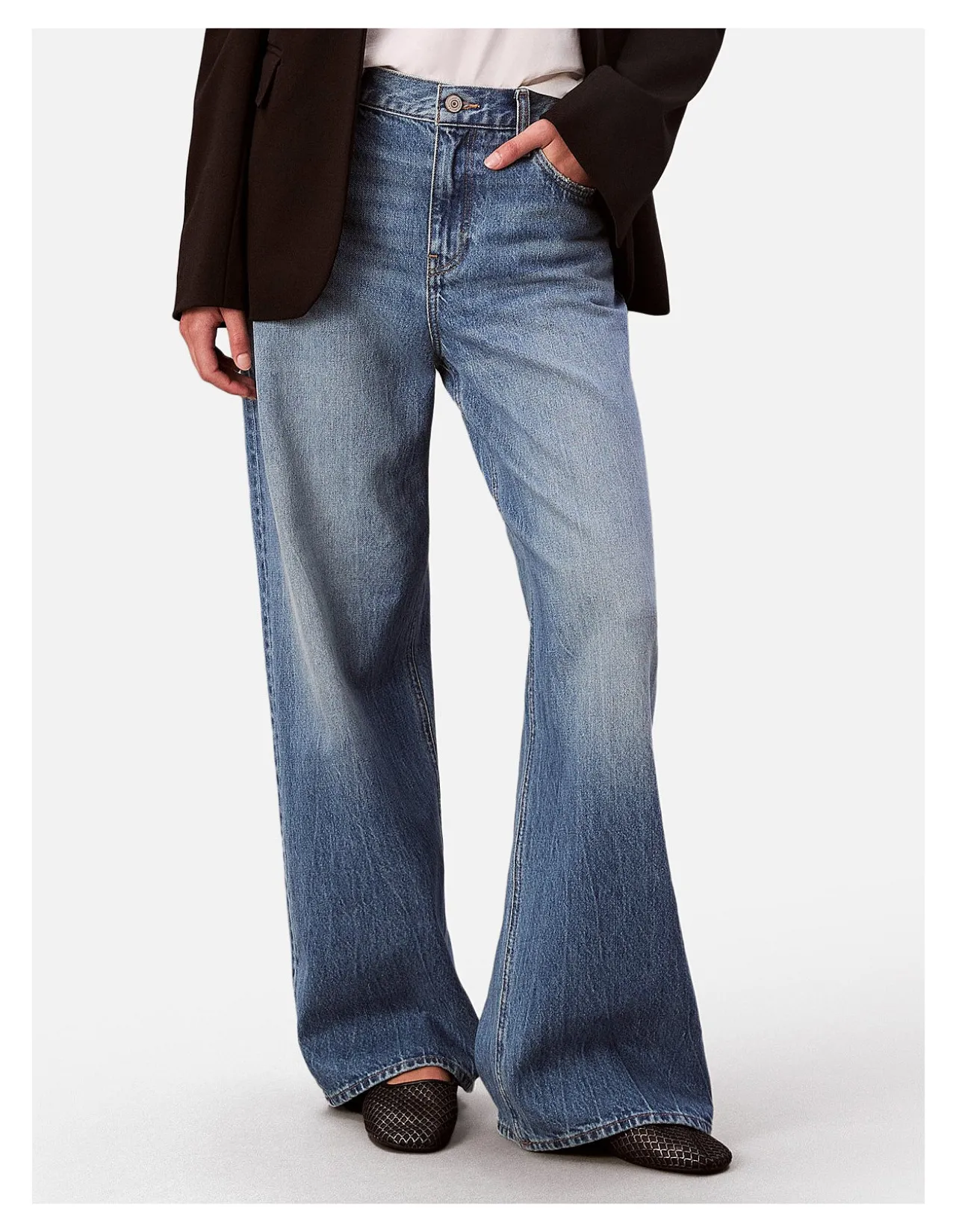 Low Rise Baggy Vintage Hampton Wide Leg Jeans