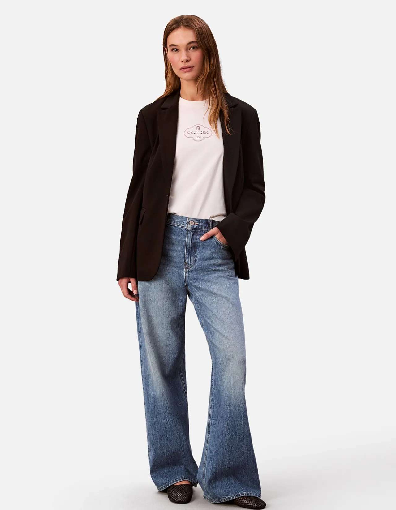 Low Rise Baggy Vintage Hampton Wide Leg Jeans