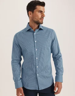 LUCIAN LONG SLEEVE STRETCH CHECK SHIRT