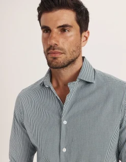 LUCIAN LONG SLEEVE STRETCH CHECK SHIRT