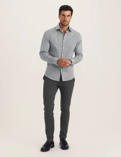 LUCIAN LONG SLEEVE STRETCH CHECK SHIRT