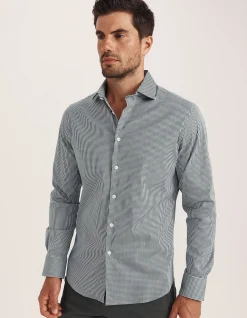 LUCIAN LONG SLEEVE STRETCH CHECK SHIRT