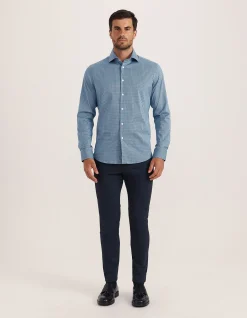 LUCIAN LONG SLEEVE STRETCH CHECK SHIRT