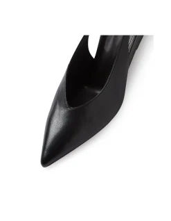 Luisah Pointed Toe Slingback Wedge Heels