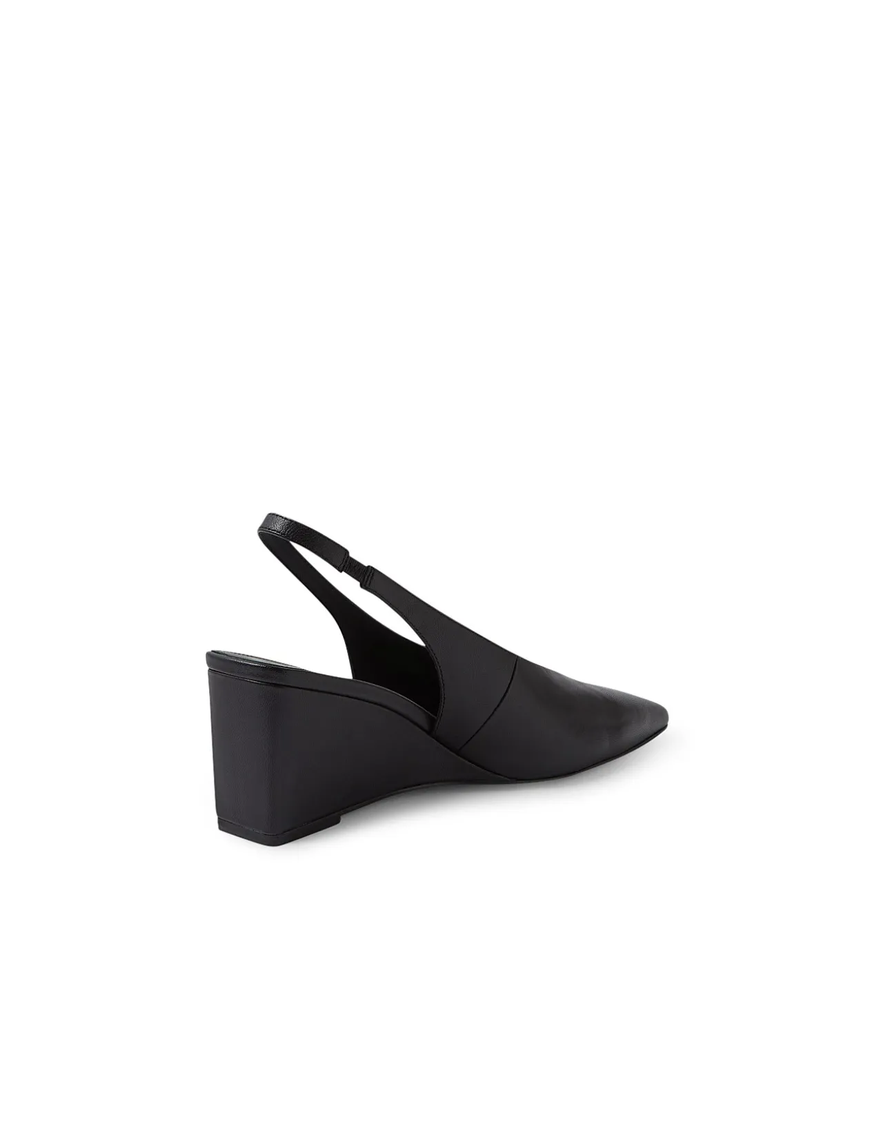 Luisah Pointed Toe Slingback Wedge Heels