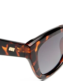 LUMEN + TORT CAT-EYE KHAKI GRAD SUNGLASSES