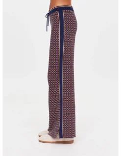 Lumiere Juniper Geo Knit Straight Leg Pant