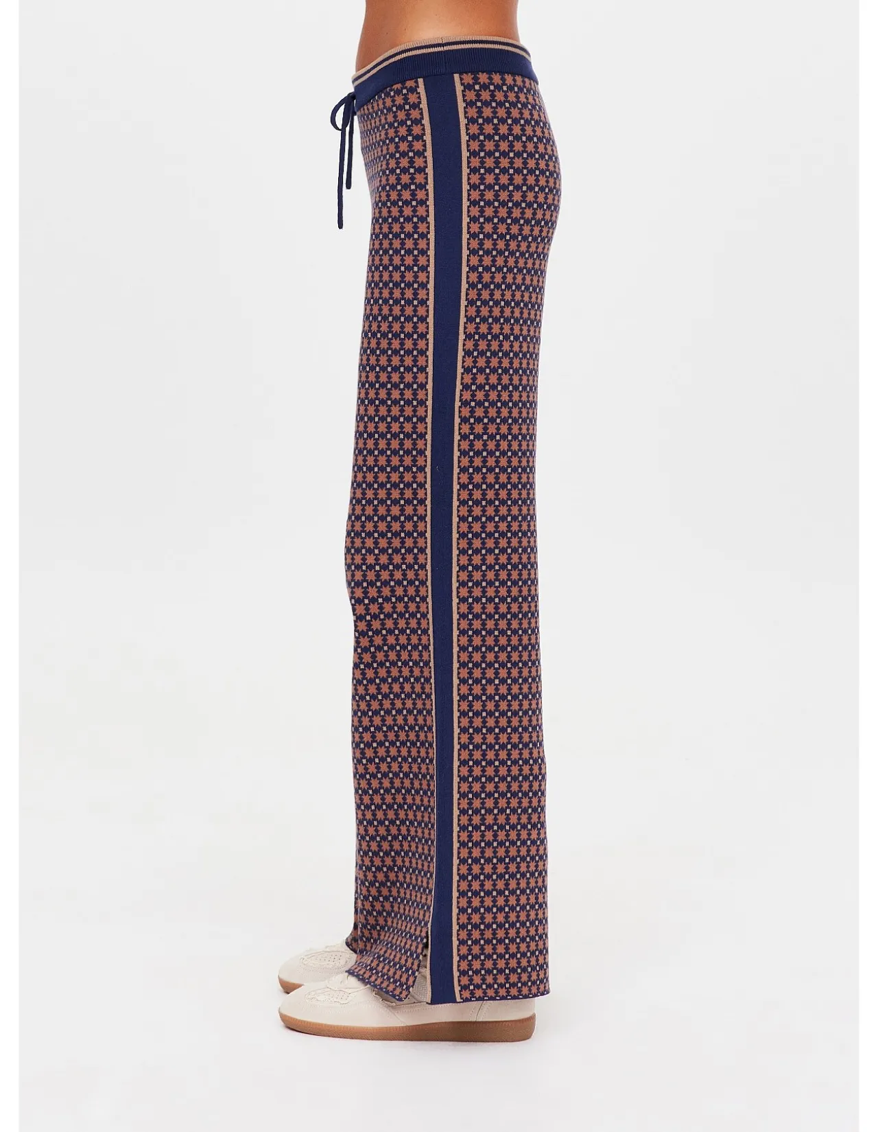 Lumiere Juniper Geo Knit Straight Leg Pant