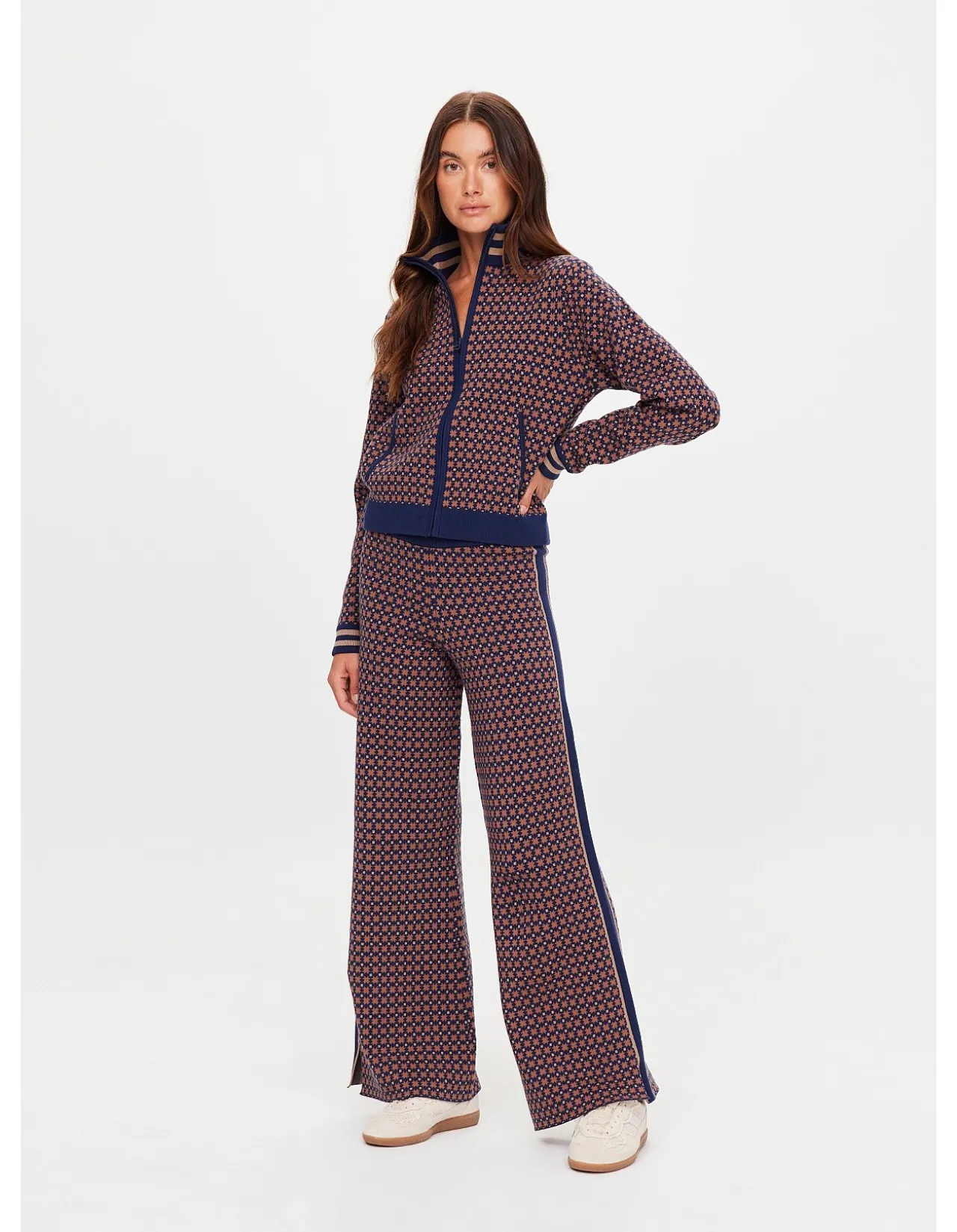 Lumiere Margot Geo Zip Knit Jacket
