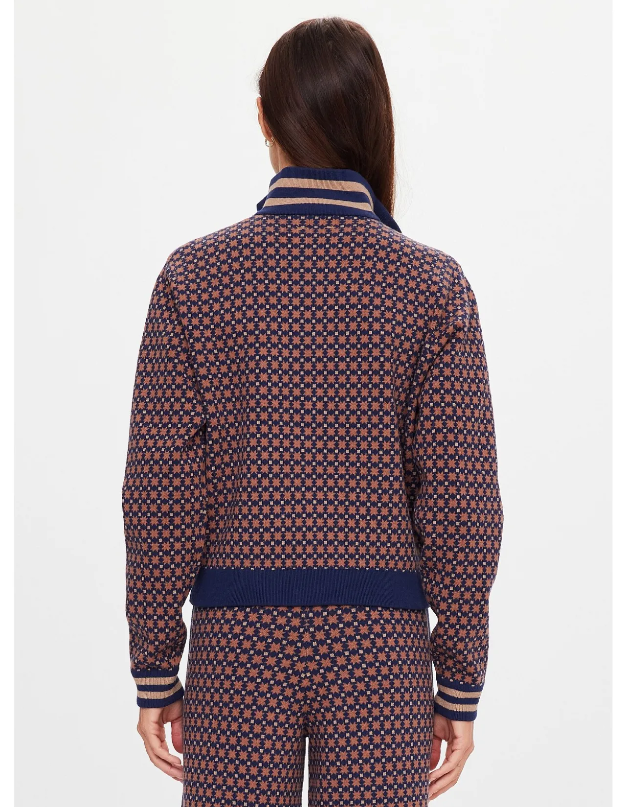 Lumiere Margot Geo Zip Knit Jacket