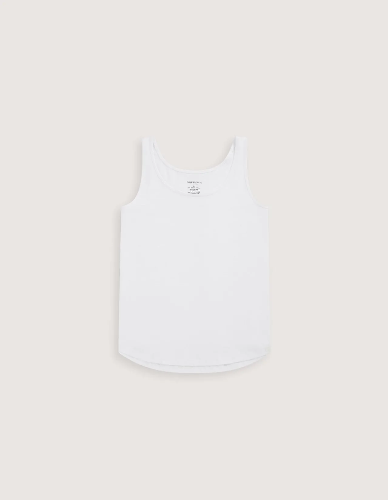 LUNA TANK LARGE IN WHITE